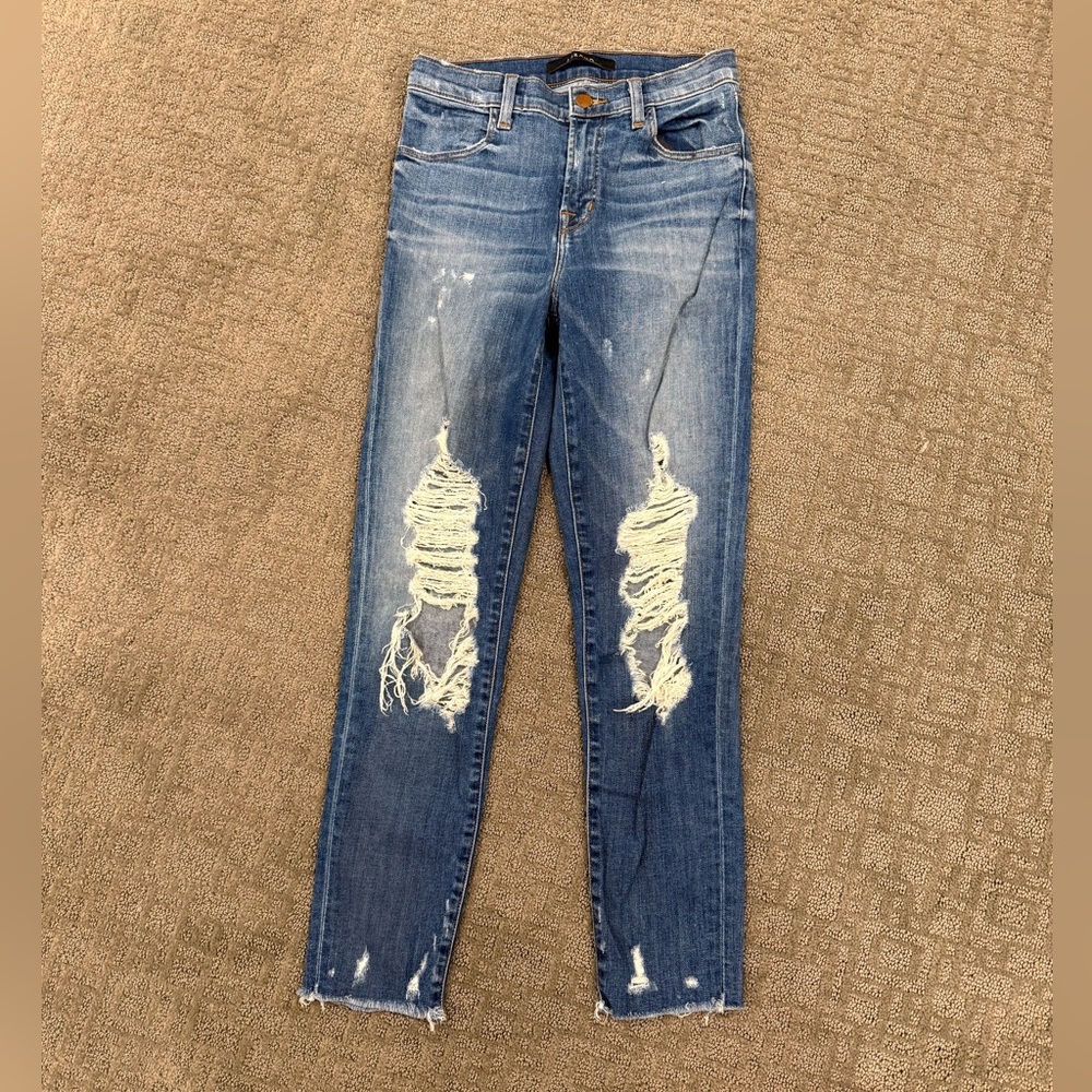 J Brand Alana Dark Blue Jeans